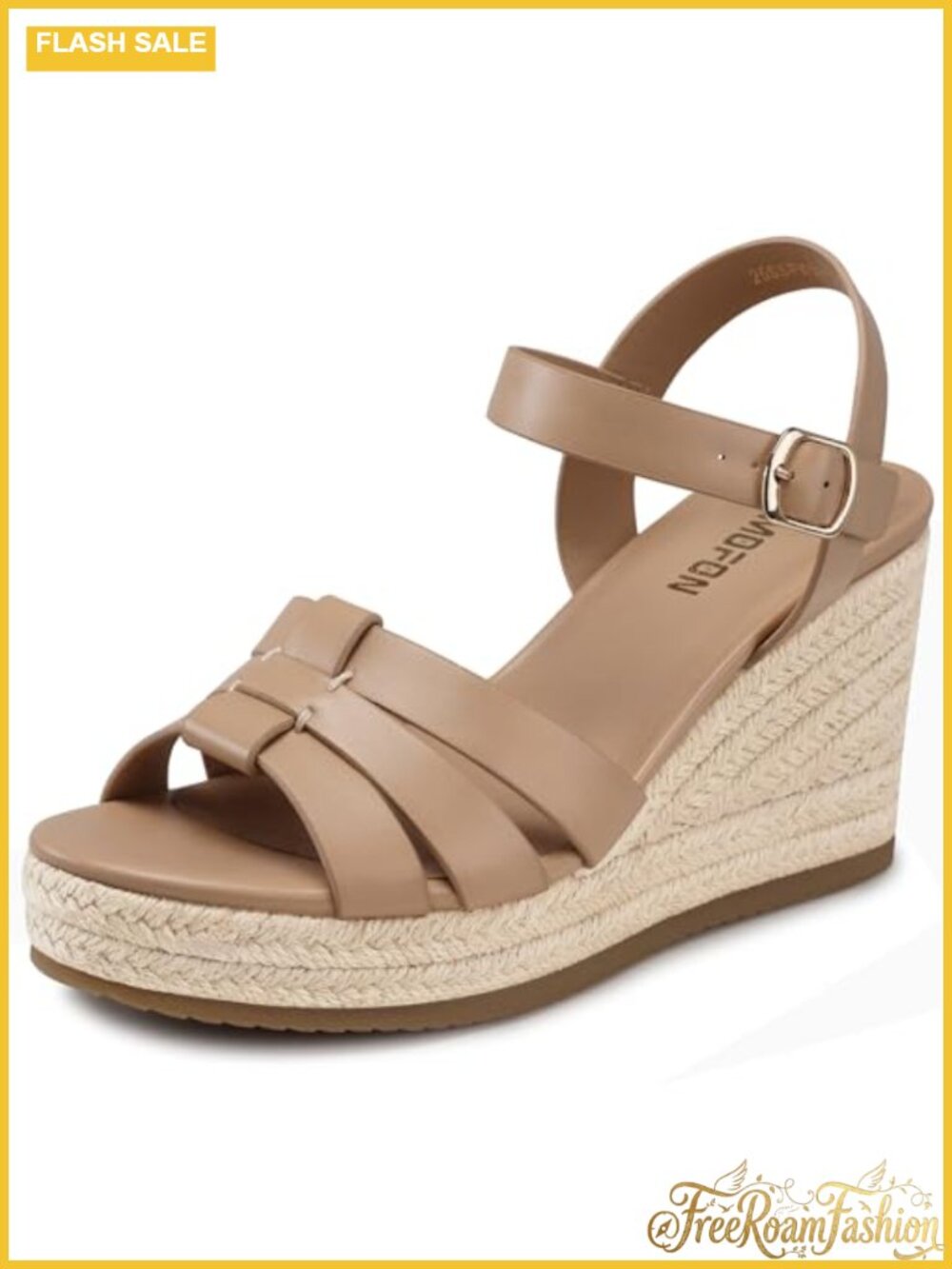 Wedge Sandals for Women Dressy Platform Espadrilles Open Toe Strappy Shoes